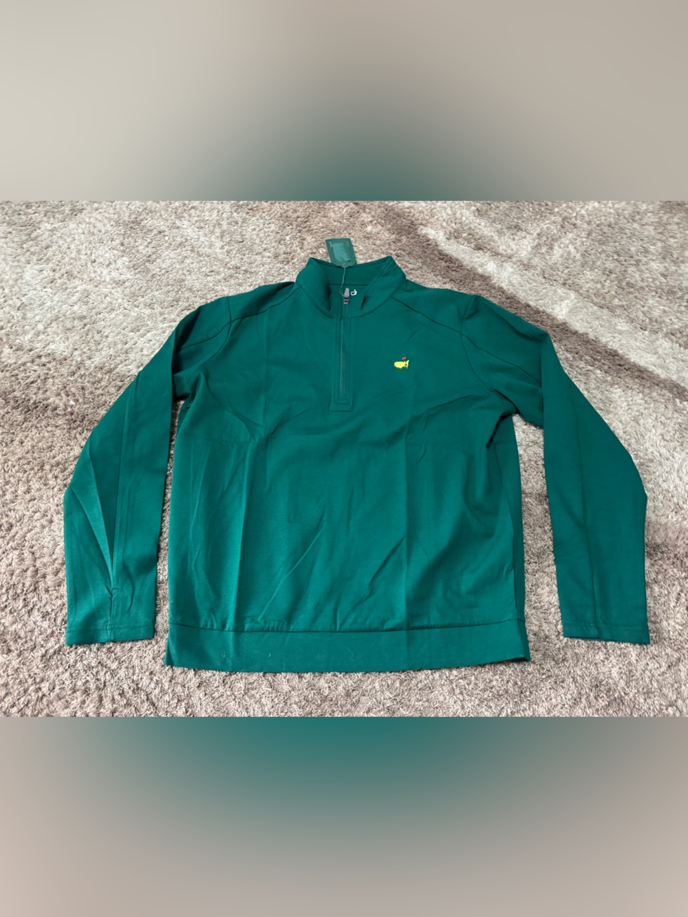 Masters Tech Jackets & Coats | Masters Dark Green Performance Quarter-Zip